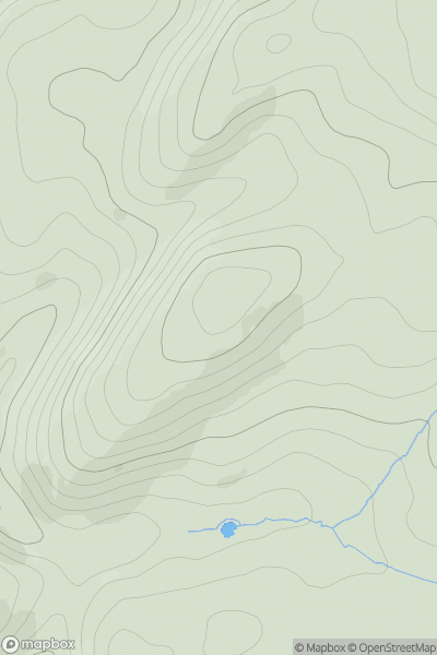 Thumbnail image for Cnoc Reamhar [Knapdale and Kintyre] [NR749727] showing contour plot for surrounding peak